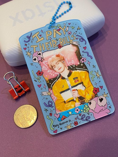I PAY THEIR BILLS Acrylic Photocard Holder
