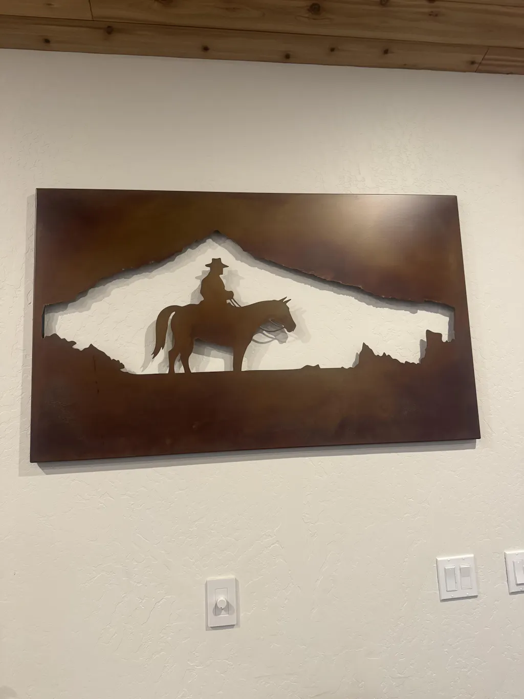 The Divide - Metal Wall Art - Umber – Anthem Classic