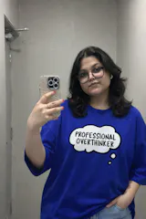 Professional Overthinker Unisex Oversized T-Shirt