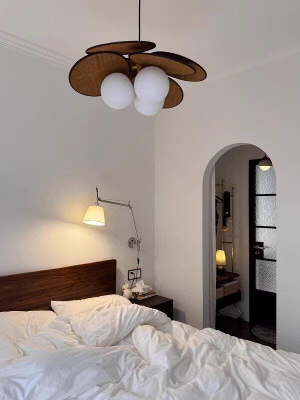 Antizer Wabi Sabi Vine Weaving Chandelier for Dining Room