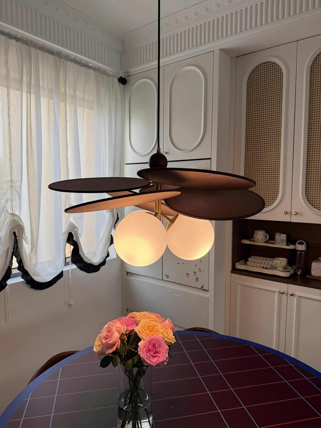 Antizer Wabi Sabi Vine Weaving Chandelier for Dining Room