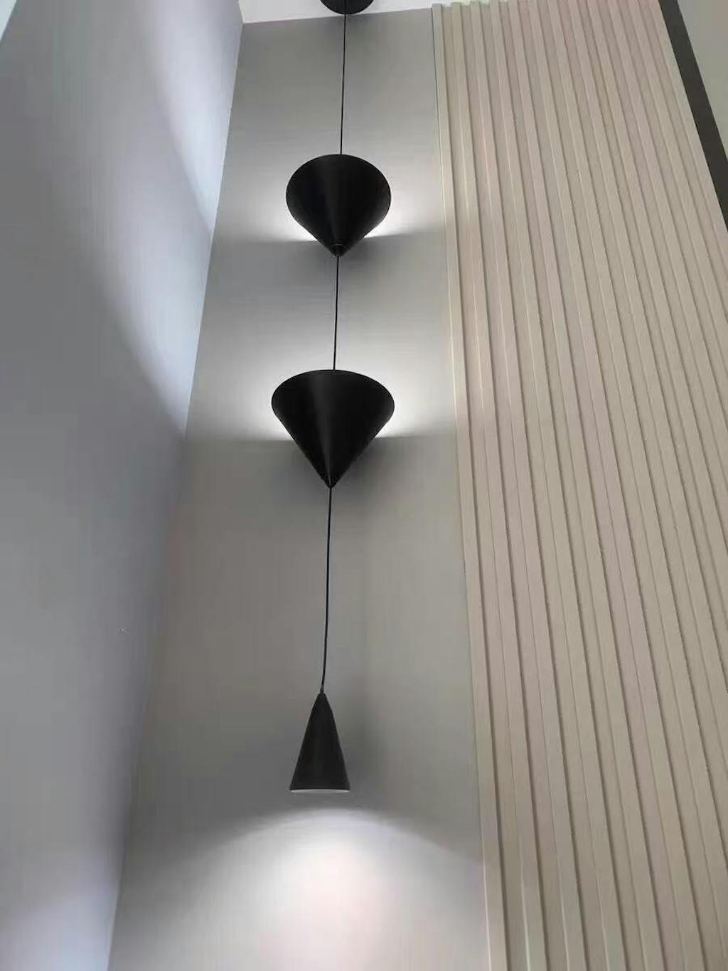 Antizer Cone Desigh Hanging Cable Floor Lamp