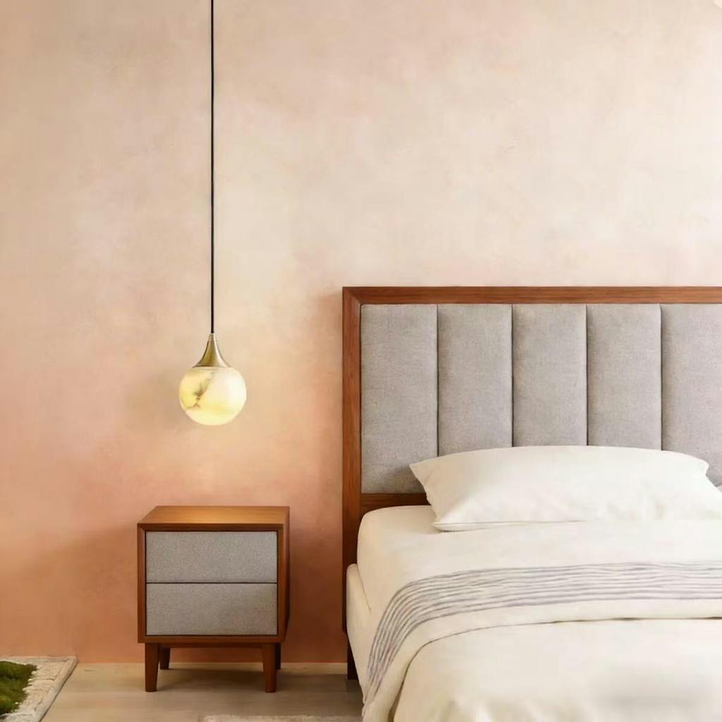 Antizer Creative Waterdrop Spanish Alabaster Pendant Light