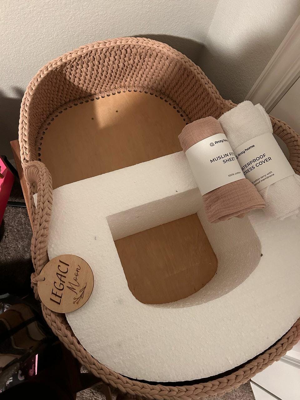 XL Moses Basket for baby nests and loungers Anzy Home