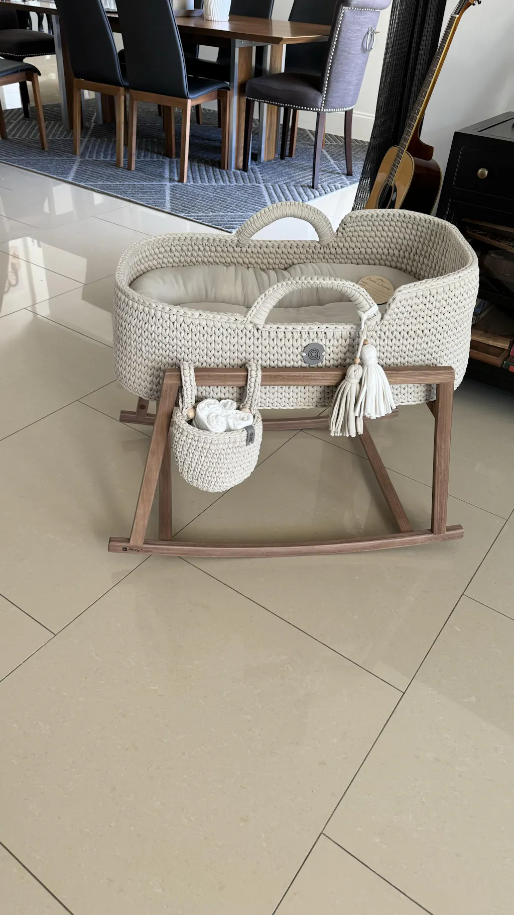 XL Baby Moses Basket for Loungers | Unique & Safe by Anzy Home
