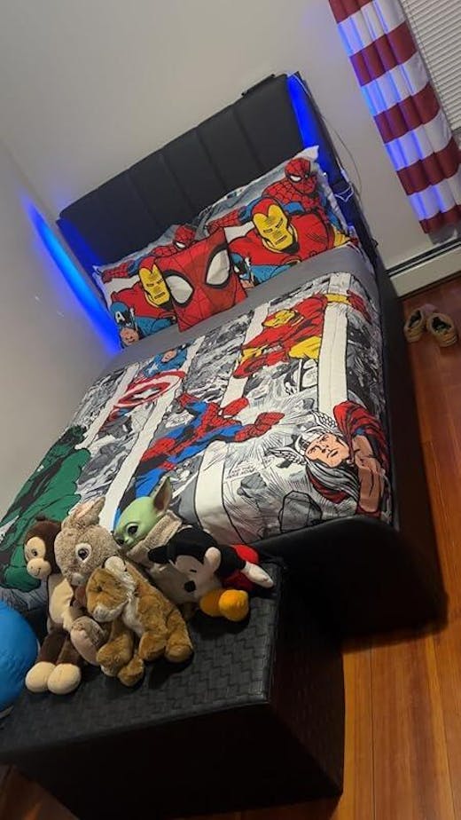 Led Platform Bed Frame Black