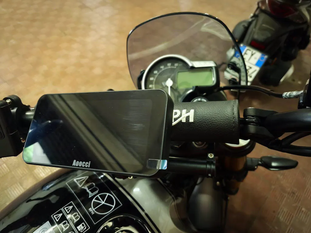 C6 Pro Motorcycle Dash Cam – Wireless CarPlay & TPMS | Aoocci