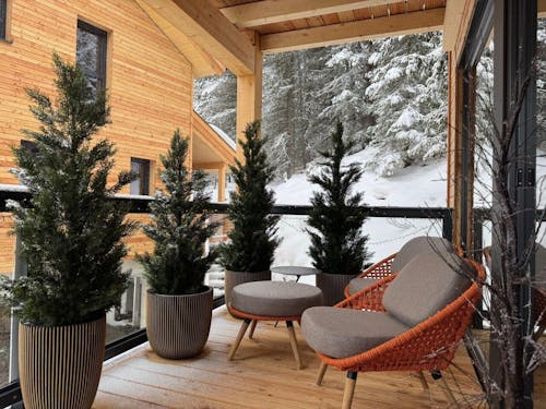 Künstliche Grüne Zeder - Nathalie | 180 cm, UV- beständig