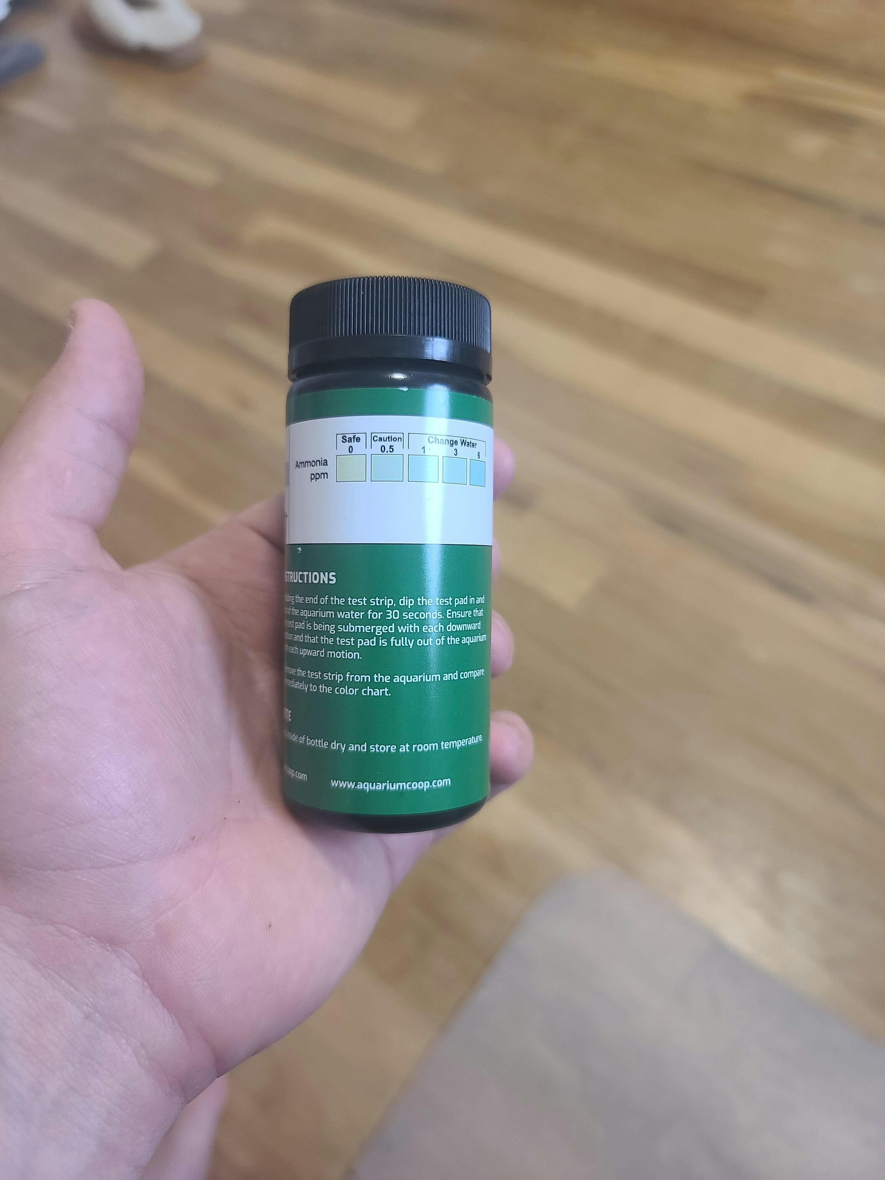 Aquarium CoOp Ammonia Test Strips Freshwater Aquarium Water Tests