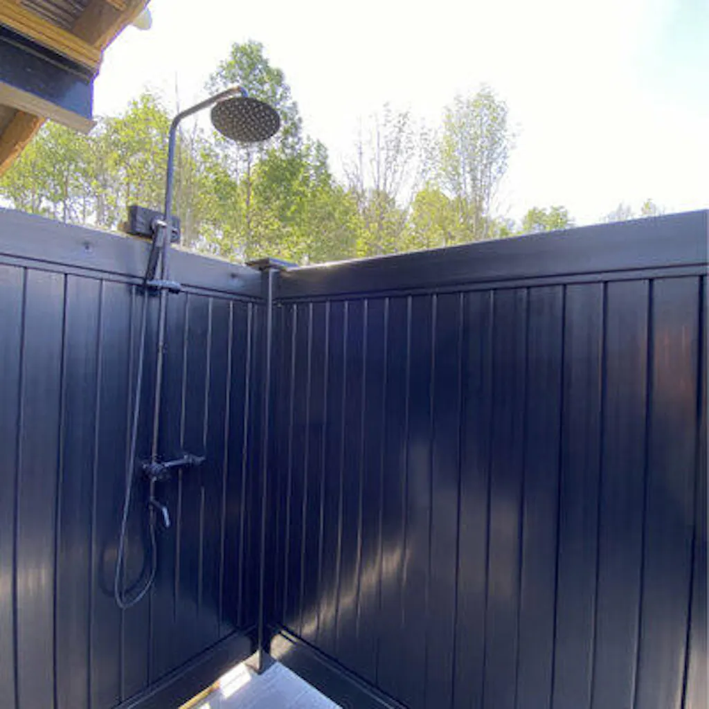 Katori Triple Function Stainless Steel Outdoor Shower - Matte Black ...