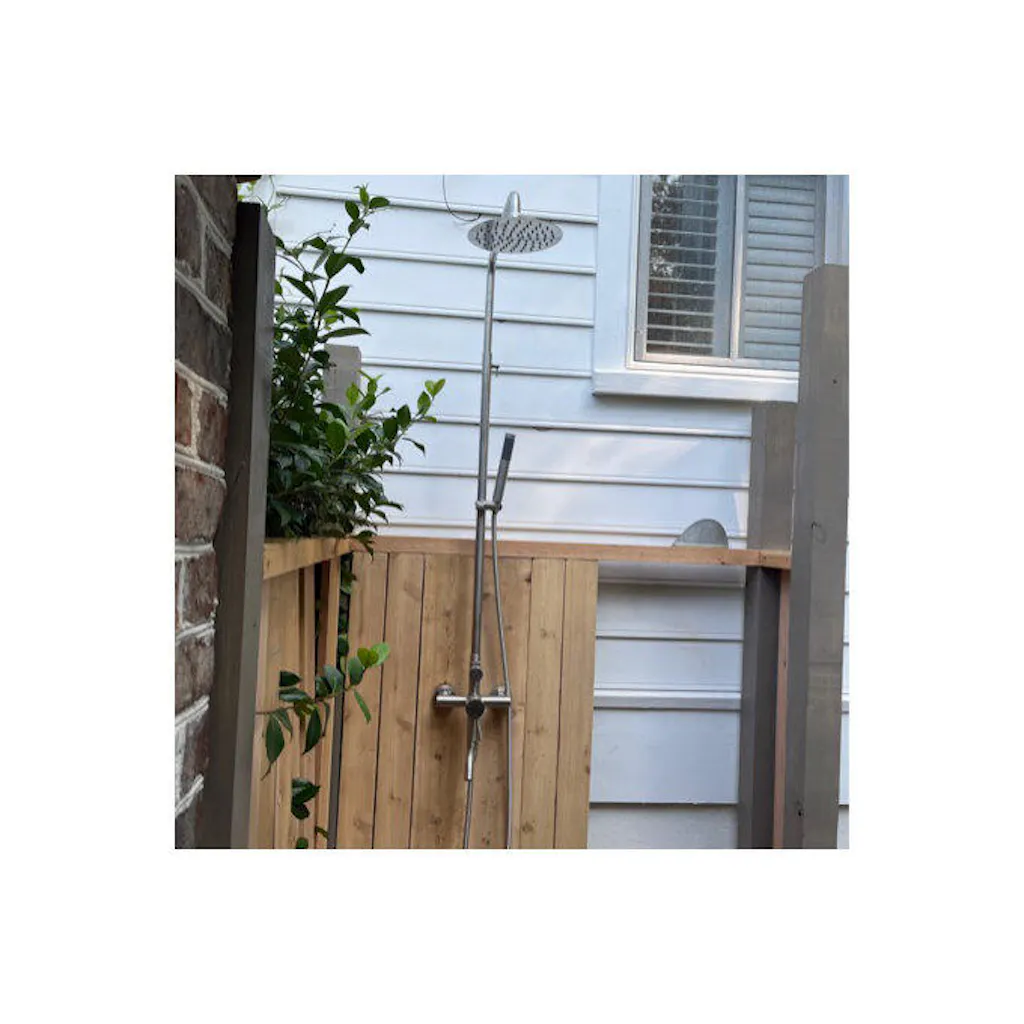 Keoni Triple Function Stainless Steel Outdoor Shower - Brushed ...
