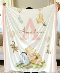 Winnie the Pooh and friends Blanket