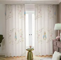 Bunny Window Drapes - Whimsical Touch for Your Room