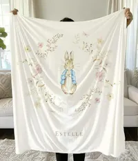 Cozy Bunny Blanket - Perfect for Your Garden Adventures!