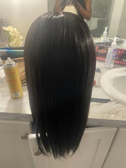 Pure-Luxe™ Silky Straight Natural Black Easy Wear Glueless 13x6 Ultra-Dense Human Hair Wig Pre-Cut Lace