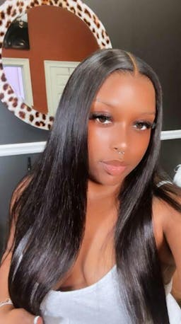 Pure-Luxe™ Silky Straight Natural Black Easy Wear Glueless 13x6 Ultra-Dense Human Hair Wig Pre-Cut Lace