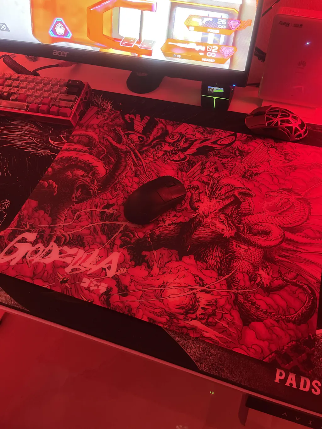 GODZILLA 2.0 - LUNAR SPEED Glass Pad