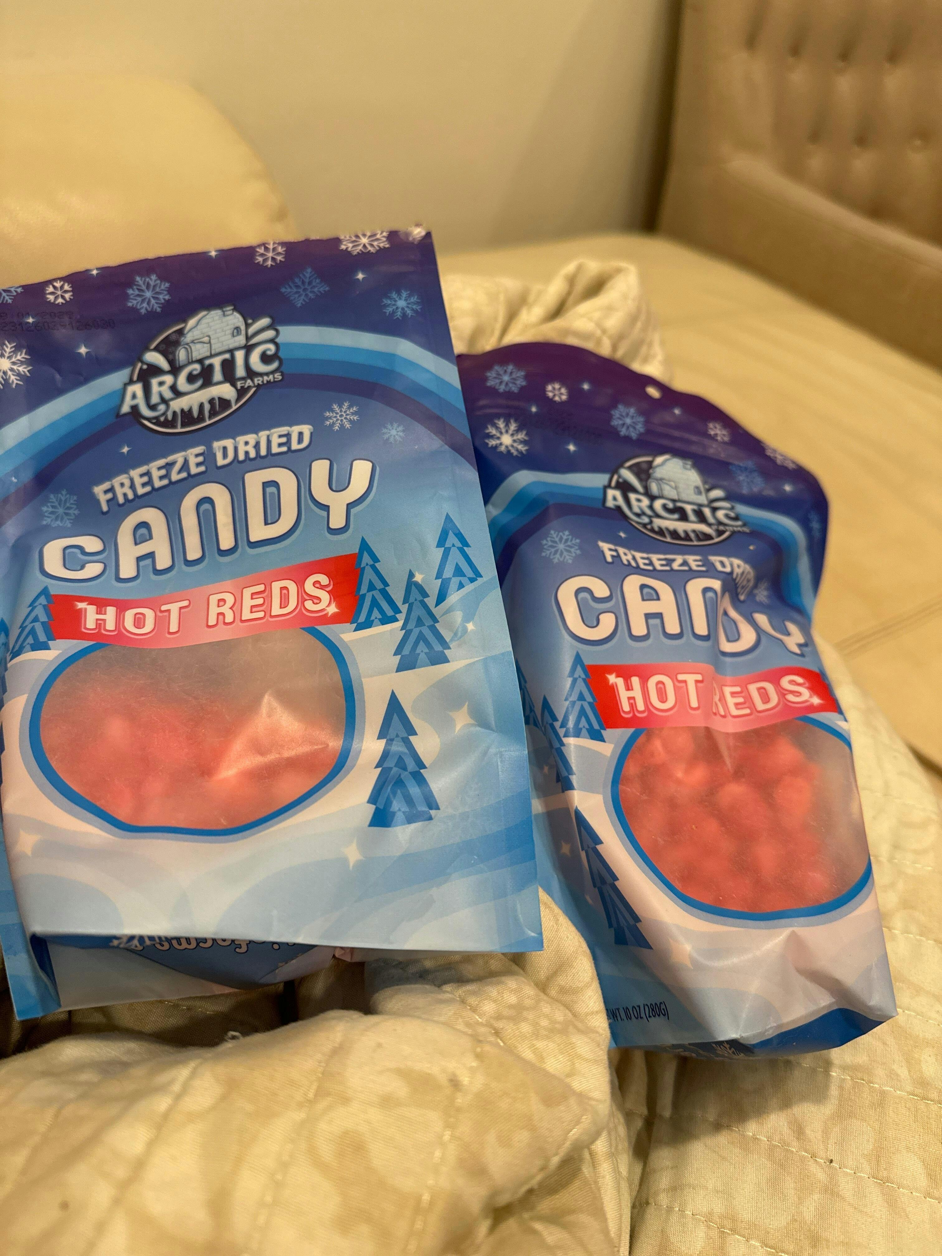 Freeze Dried Hot Reds Candy
