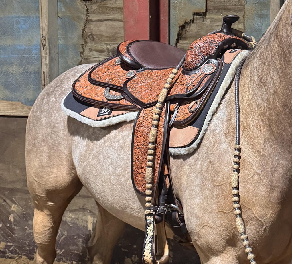WorkPad Canvas | western pad | Black Natural leather