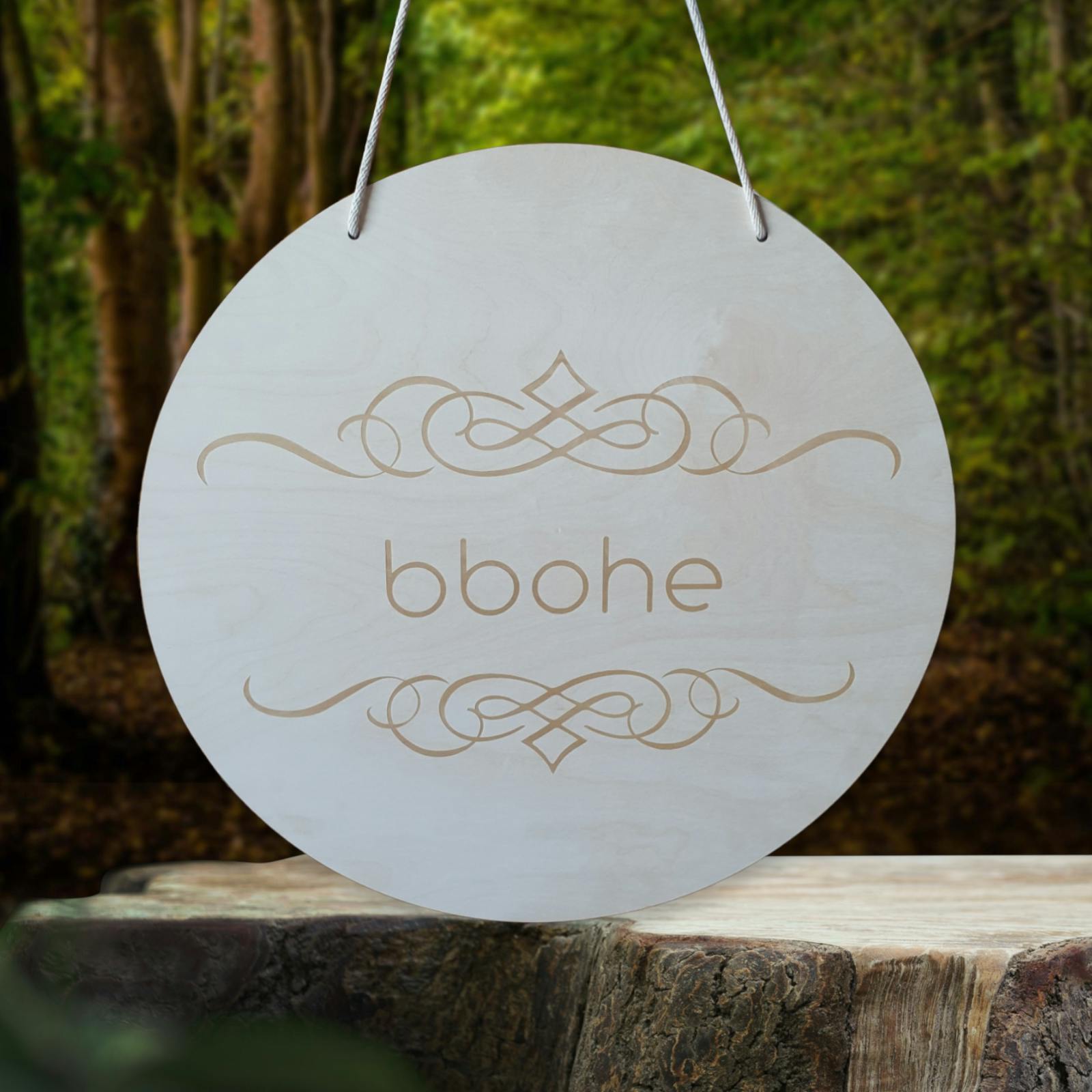 Custom Logo Plaque Etched Arlo & Co