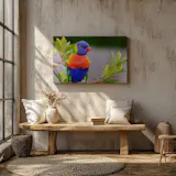 Vibrant Lorikeet Canvas Wall Art