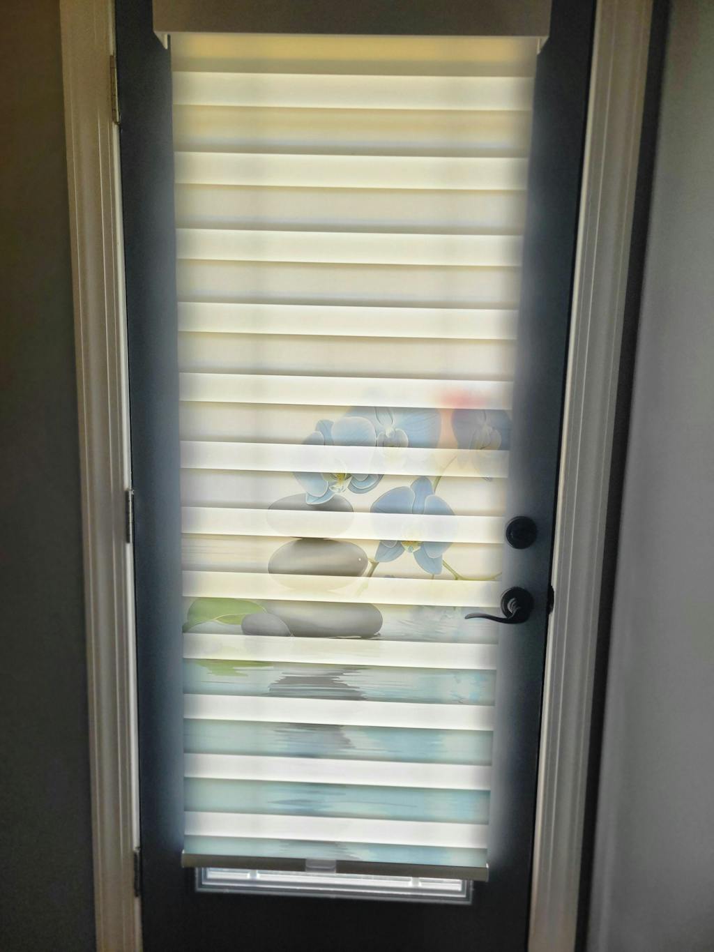 Custom Image Business Logo Personalized Design Dual-Layered Zebra Roller Shades Blinds