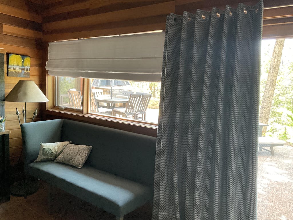 Pure White Linen Window Roman Shade