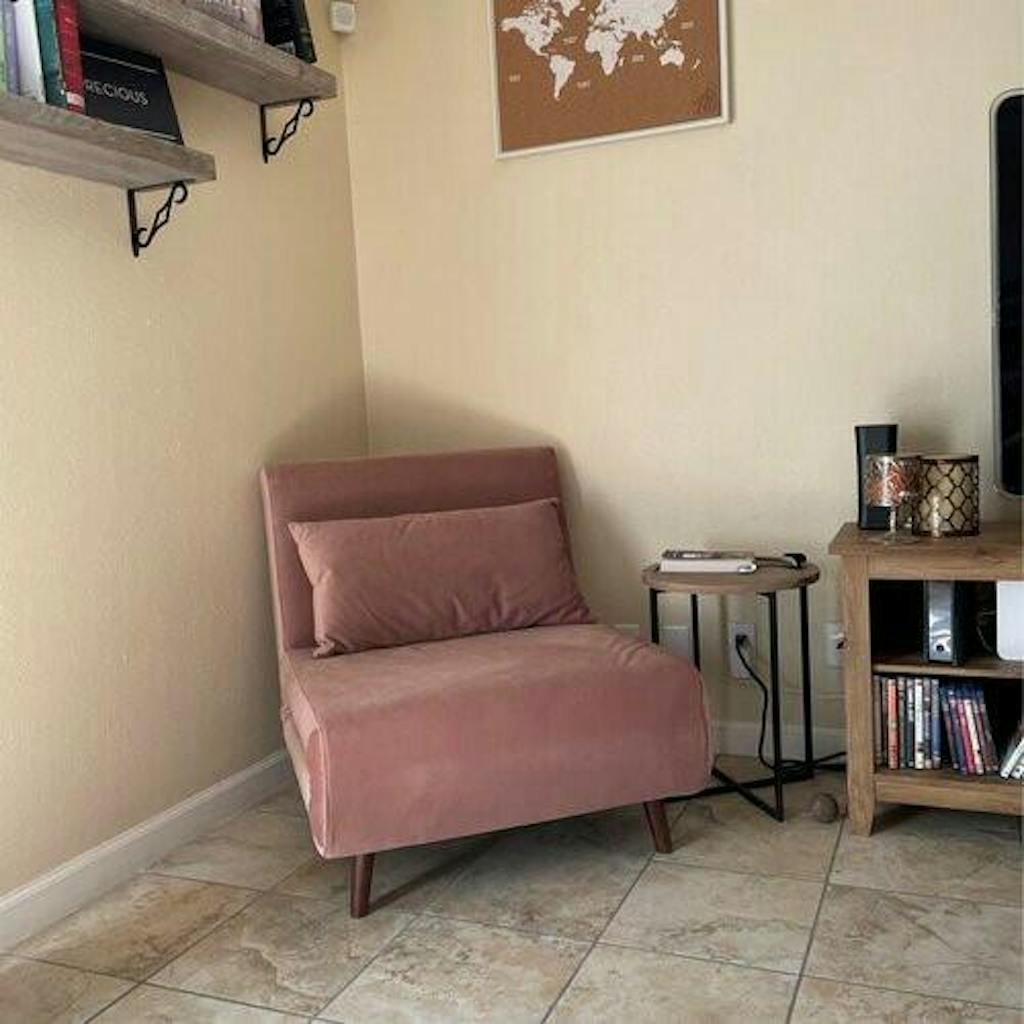 Modern and Comfortable Tustin Velvet Convertible Sleeper Chair Order