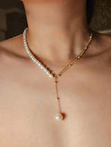 Artemis’ Dewdrop Pearl Necklace