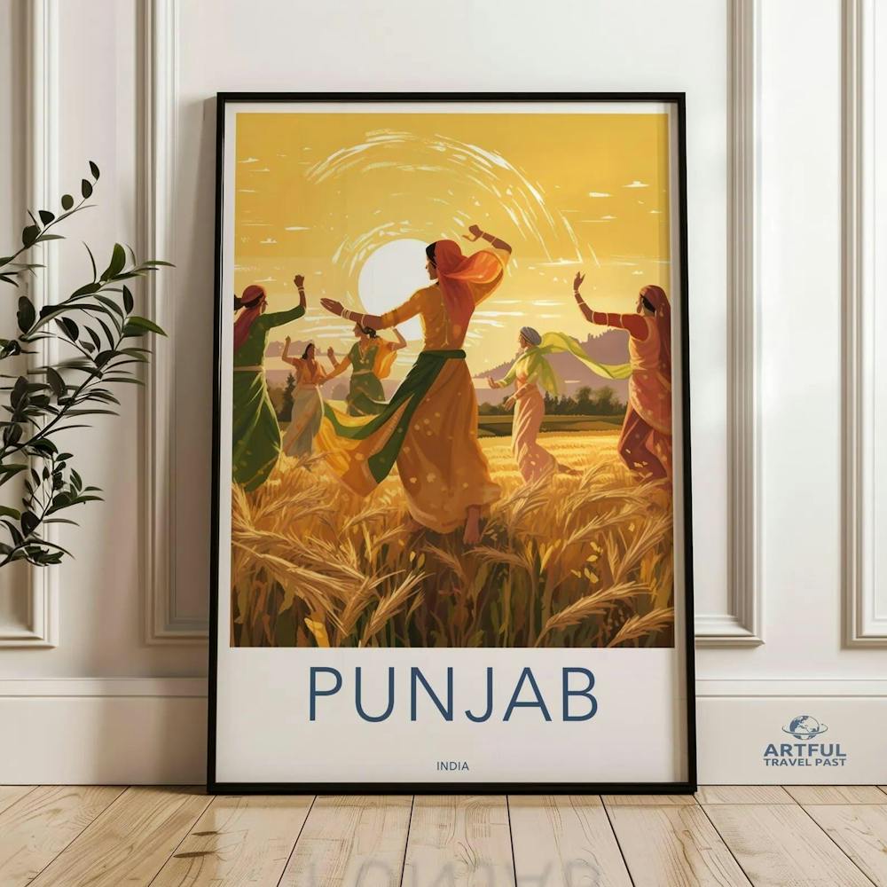 Punjab Poster - India Wall Art