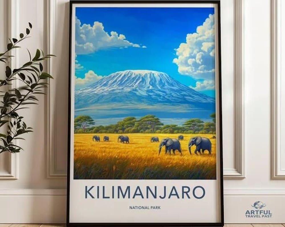 Kilimanjaro National Park Poster