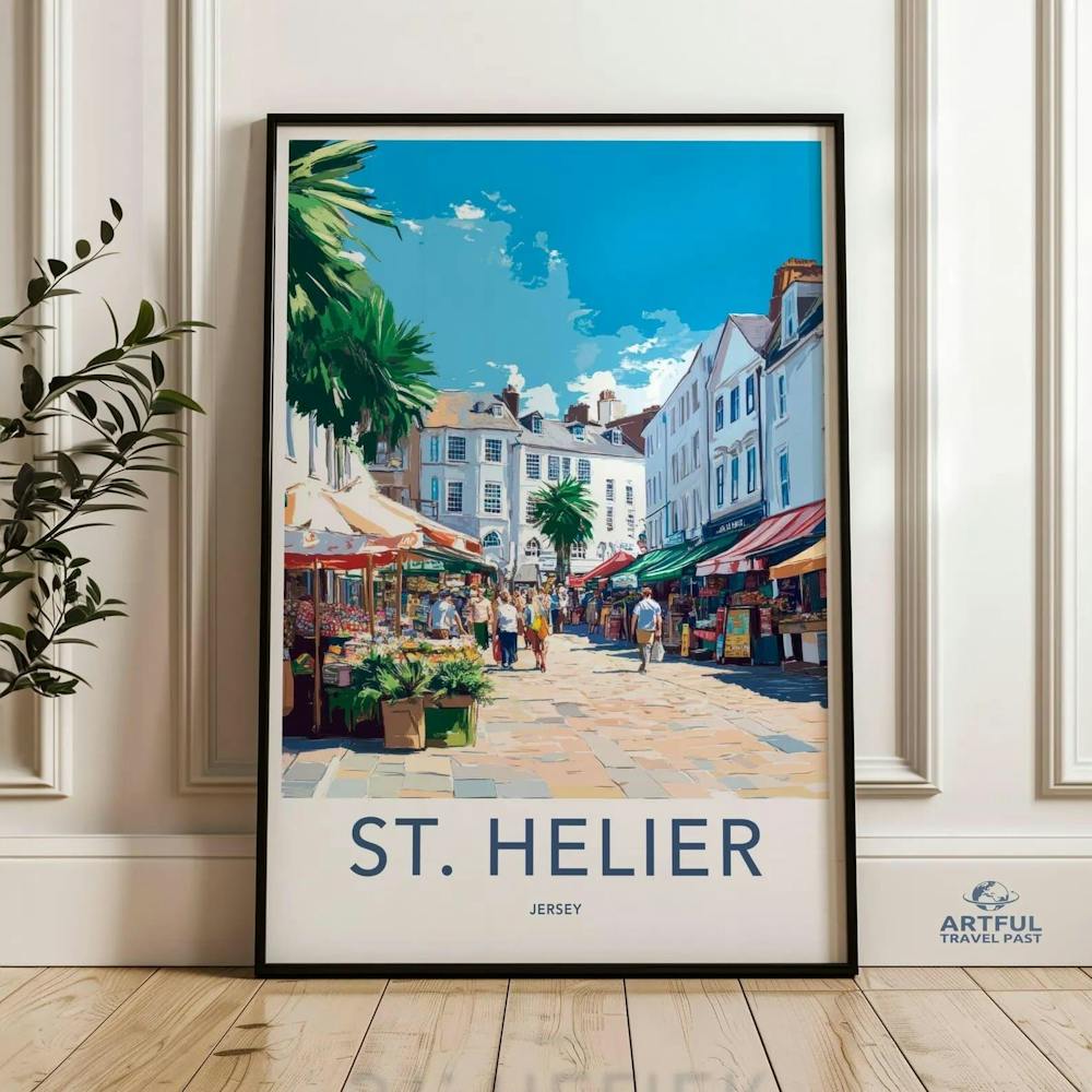 St. Helier Poster - Jersey Wall Art