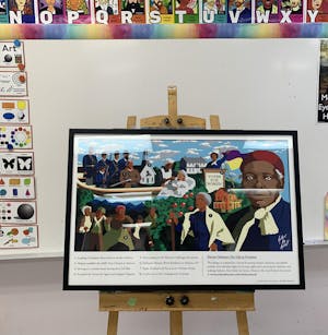 Harriet Tubman Mural - Infographic Print