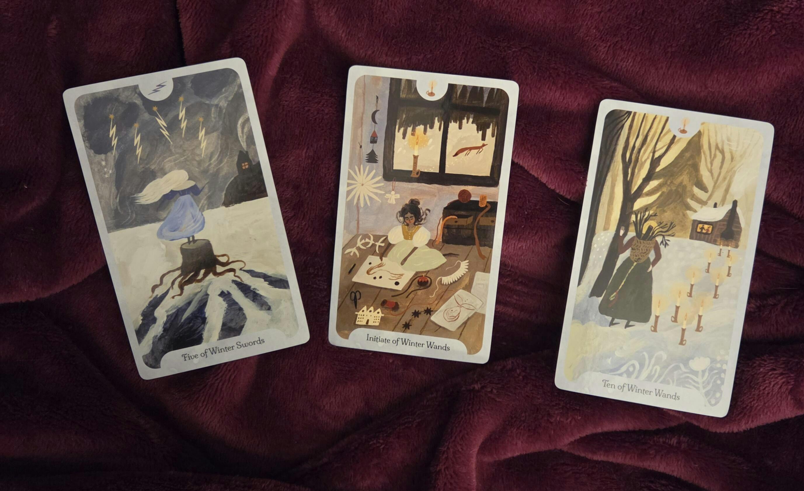 Seasons of the Witch: Winter Tarot by Lorriane Anderson and Tijana