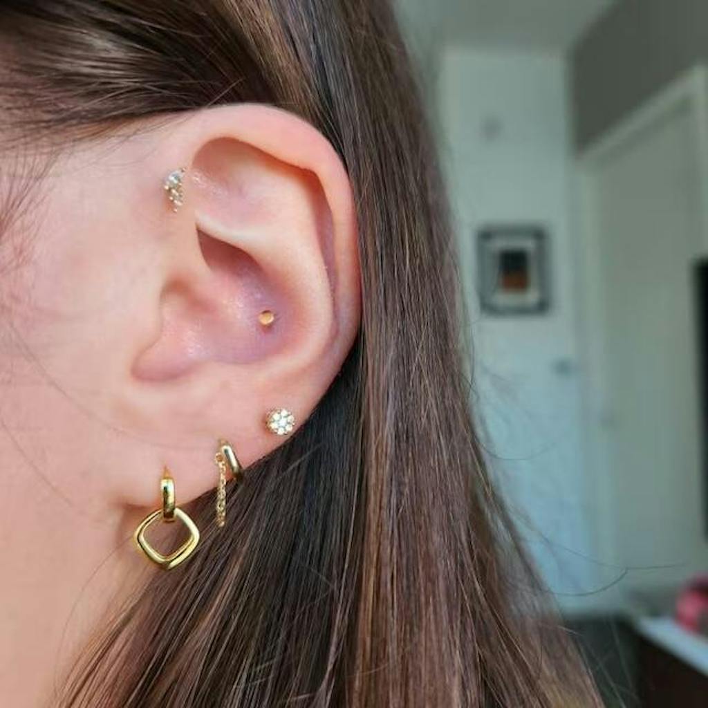 Selena Hoops Øredobber – Dingle Hoops Øreringer - Gull Hoops