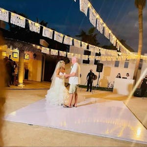 Personalised White Papel Picado Paper Bunting Wedding Decor