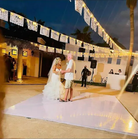 Personalised White Papel Picado Paper Bunting Wedding Decor