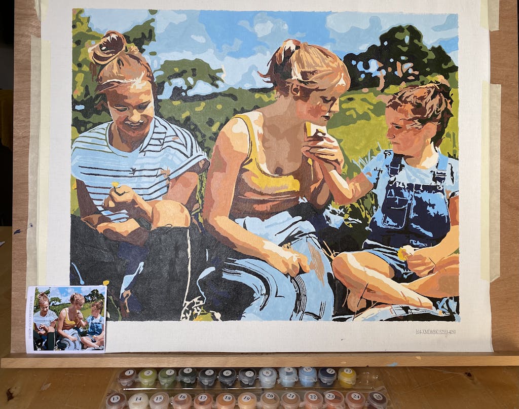 Personalised Photo Custom Diy Paint By Numbers Kits Uk PBN90268