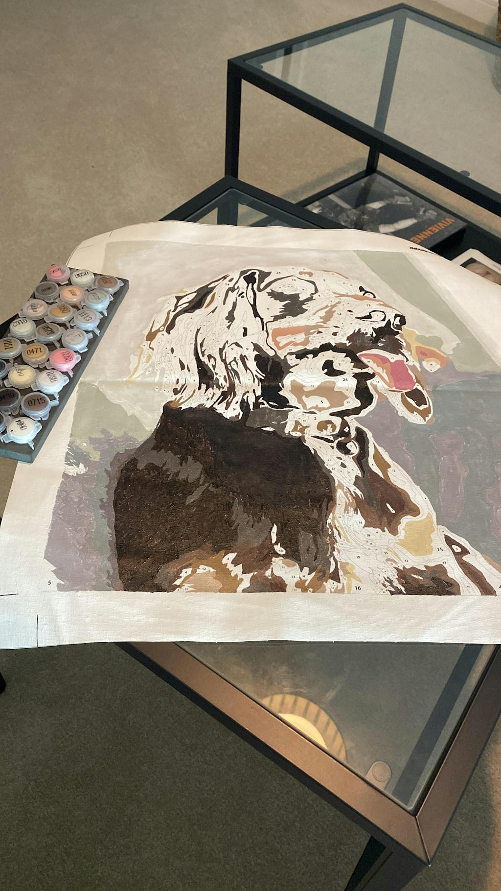 Personalised Photo Custom Diy Paint By Numbers Kits Uk PBN90268