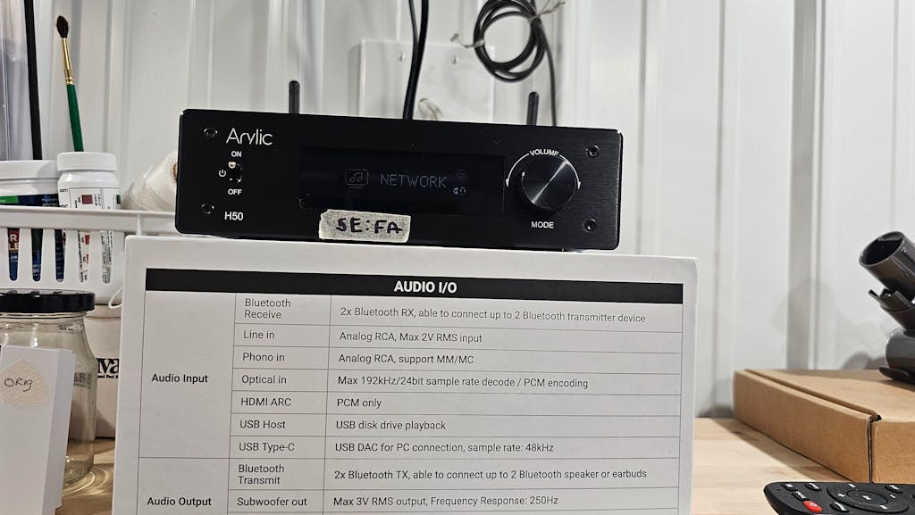 A100 100W x 2 Power amplifier with FM