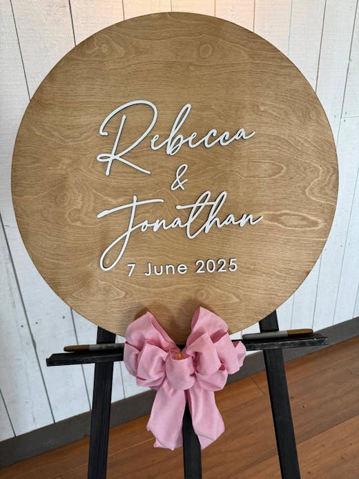 Personalized Wedding Guestbook Alternative