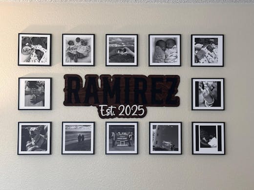 Custom Wooden Nursery Name Sign