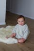 Novie Knit Romper - Oat Marle