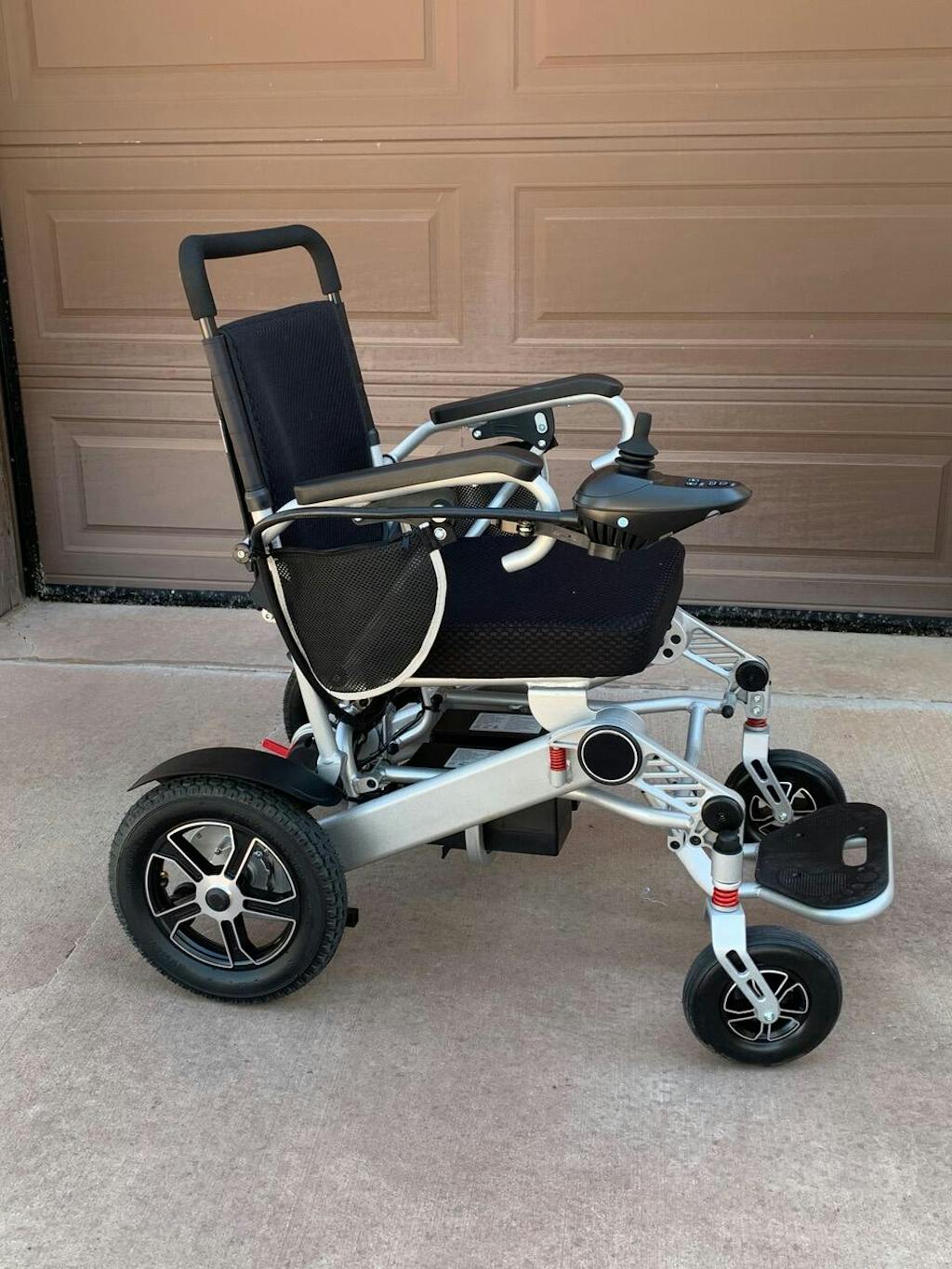 Power Wheelchair for Seniors and Disabled with 2 Batteries, 30 Miles Range, Light-weight and Foldable, All-Terrain