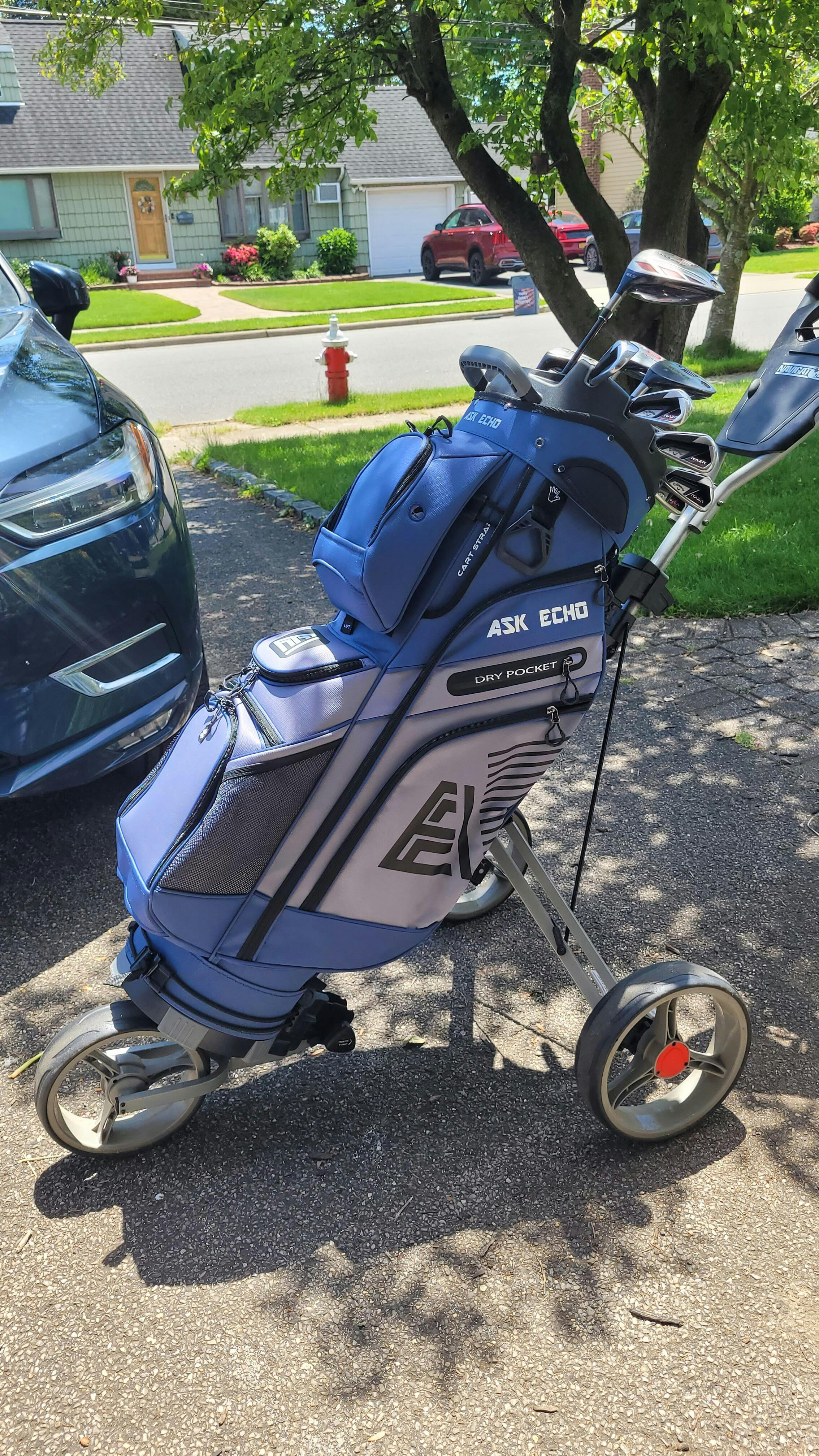 Ask Echo T-LOCK 2.0 14 Way Organizer Dividers Golf Soundless Cart Bag