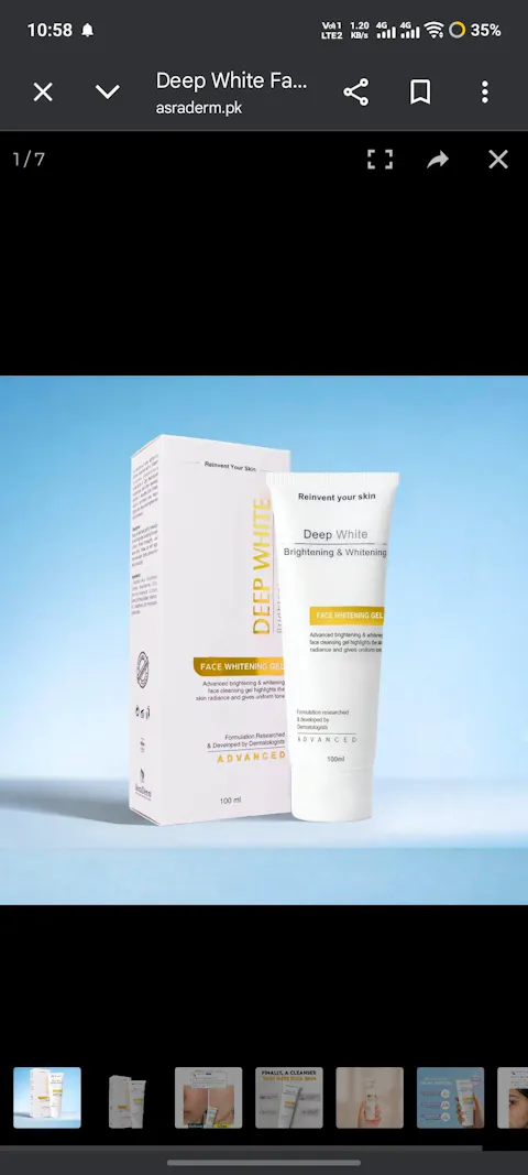 Deep White Face Wash