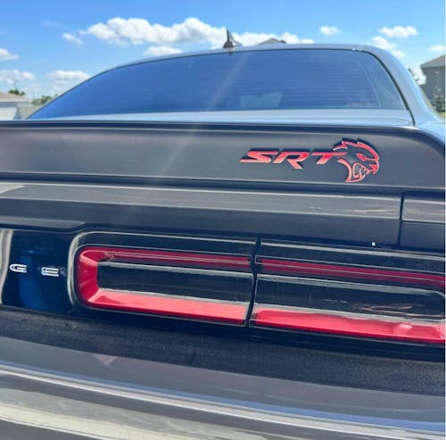 SRT Hellcat Charger Challenger Front Grille Emblem Badge Sticker