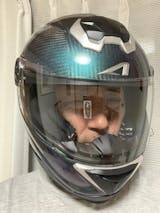 ASTONE カーボン フルフェイスヘルメット GT-1000F イリジウム