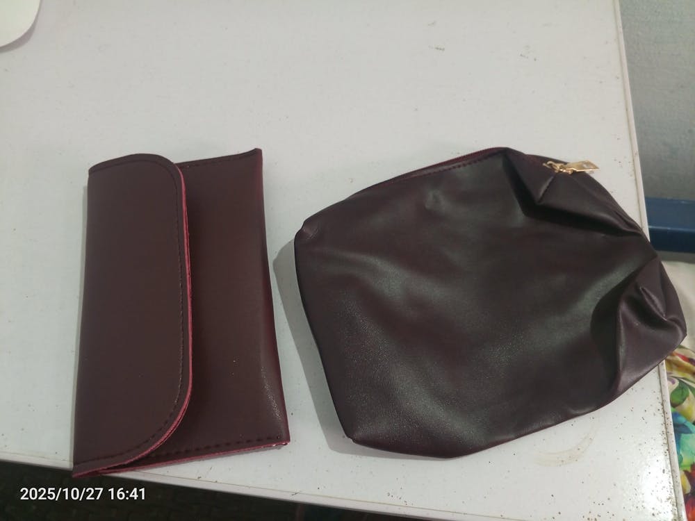 Greek set of 3 Bag maroon & black