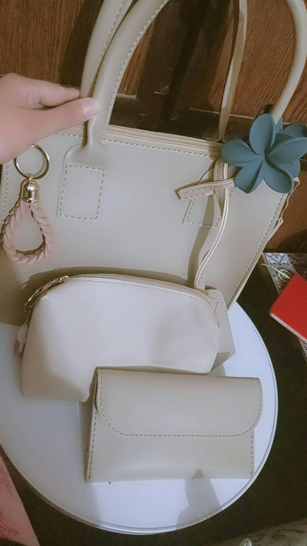 Clever set of 3 Bag Beige